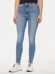 Calvin Klein Jeans Jeansy J20J222775 Niebieski Super Skinny Fit. Niebieskie jeansy Calvin Klein Jeans, bez wzorów. Za 249.99 zł.