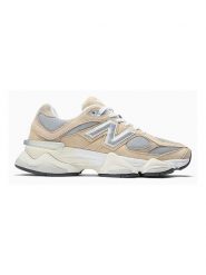 New Balance Skórzane sneakersy "9060" w kolorze beżowo-szarym rozmiar: 40. Brązowe trampki New Balance, bez wzorów, z materiału, bez zapięcia. Za 782.95 zł.