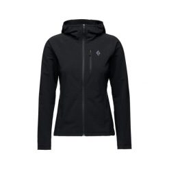Bluza damska z kapturem Black Diamond Coefficient Storm FZ. Czarne bluzy Black Diamond, s, bez wzorów, z kapturem. Za 641.00 zł.