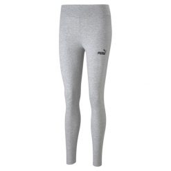 Damskie legginsy Essentials PUMA Light Gray Heather. Czarne legginsy Puma, l, bez wzorów. Za 103.55 zł.