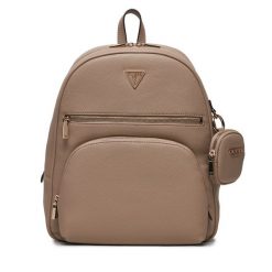 Plecak Guess. Brązowe plecaki Guess, z aplikacjami. Za 319.99 zł.