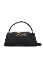 KARL LAGERFELD Torebka B4W30207 Czarny. Czarne torebki klasyczne KARL LAGERFELD, bez wzorów, ze skóry, bez dodatków. Za 1,099.00 zł.
