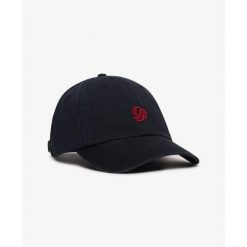 Damska czapka z daszkiem Superdry Sd Embroidered. Niebieskie czapki Superdry, bez wzorów. Za 153.70 zł.