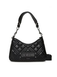 LOVE MOSCHINO Torebka JC4152PP1NLA000B Czarny. Czarne torebki klasyczne Love Moschino, bez wzorów, ze skóry, bez dodatków. Za 949.99 zł.