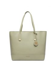 Nine West Torebka EO-Delancey Day-KY254 Zielony. Zielone shopper Nine West, bez wzorów, z materiału, bez dodatków. Za 299.99 zł.