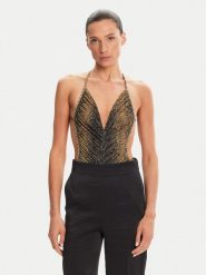 NORMA KAMALI Body Mio KK424XPL165302 Brązowy Slim Fit. Brązowe body Norma Kamali, m, bez wzorów, z syntetyku. Za 959.99 zł.