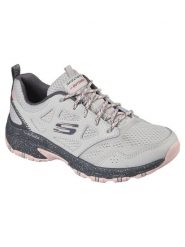 Buty Kobieta Skechers Hillcrest Pure Escapa szary. Szare trekkingi Skechers, z materiału, na fitness i siłownię. Za 269.99 zł.