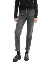 Tom Tailor Dżinsy - Boyfriend fit - w kolorze szarym rozmiar: W26/L32. Szare jeansy Tom Tailor, l, z aplikacjami, z podwyższonym stanem. Za 70.41 zł.