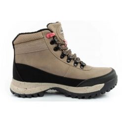 Damskie buty trekkingowe Vertigo Alpes Everest. Brązowe trekkingi Aulp, z materiału, trekkingowe. Za 259.99 zł.