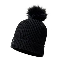 Czapka damska zimowa Knit Dare 2b. Czarne czapki Dare 2b, bez wzorów. W wyprzedaży za 69.99 zł.