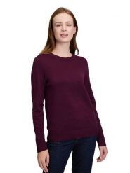 Betty Barclay Sweter w kolorze ciemnofioletowym rozmiar: 48. Różowe swetry Betty Barclay, bez wzorów, ze splotem, bez ramiączek. Za 69.99 zł.