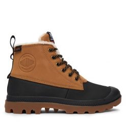 Trapery Palladium. Brązowe trapery i śniegowce Palladium. Za 699.99 zł.