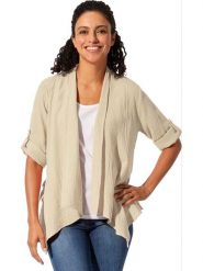 WITT WEIDEN Kardigan w kolorze beżowym rozmiar: 38. Brązowe kardigany WITT WEIDEN, bez wzorów, z bawełny. Za 56.99 zł.