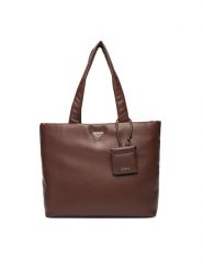 Guess Torebka Sunetra HWNG75 34230 Brązowy. Brązowe shopper Guess, z aplikacjami, ze skóry, bez dodatków. Za 719.99 zł.