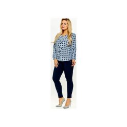 Elegancka bluzka z pionową falbaną. Brązowe bluzki Bird, bez wzorów, eleganckie, bez kołnierzyka, bez ramiączek. Za 194.00 zł.