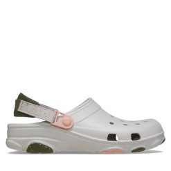 Klapki Crocs. Szare klapki Crocs, bez wzorów, bez obcasa. Za 209.99 zł.