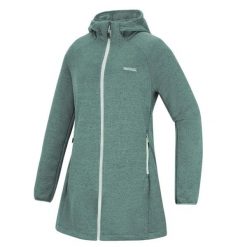 Bluza damska Bloomfield Long Line Fill z kapturem i zamkiem błyskawicznym. Zielone bluzy Regatta, m, bez wzorów, z dzianiny, z kapturem. Za 159.99 zł.