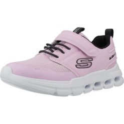 Buty SKECHERS GLIDE STEP FLOW Rose. Czerwone trekkingi Skechers, z syntetyku, trekkingowe. Za 195.99 zł.