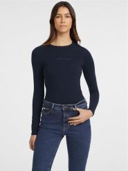 Guess Jeans T-Shirt 165663 Niebieski Classic Fit. Niebieskie t-shirty Guess Jeans, xxl, z aplikacjami, z jeansu, bez kołnierzyka, bez ramiączek. Za 169.00 zł.