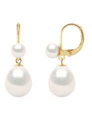 Pearline Złote kolczyki z perłami rozmiar: onesize. Białe kolczyki Pearline, z perłą, złote. Za 774.99 zł.
