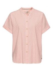 Camel Active Bluzka w kolorze jasnoróżowym rozmiar: M. Różowe bluzki Camel Active, m, bez wzorów, bez kołnierzyka, bez ramiączek. Za 118.84 zł.