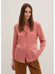 STEFANEL Bluzka w kolorze koralowym rozmiar: 40. Czerwone bluzki Stefanel, bez wzorów, bez kołnierzyka, bez ramiączek. Za 260.99 zł.