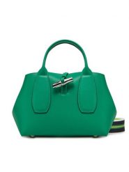 Longchamp Torebka 10095HCN Zielony. Zielone torebki klasyczne Longchamp, bez wzorów, ze skóry, bez dodatków. Za 1,699.00 zł.