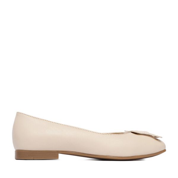 Baleriny Lasocki. Brązowe baleriny Lasocki, bez wzorów, bez obcasa. Za 169.99 zł.