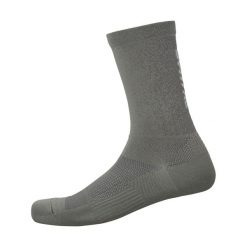Szosowe skarpety rowerowe S-PHYRE Leggera, szare. Szare skarpety Shimano, bez wzorów, z dzianiny. Za 114.80 zł.