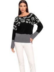 Heine Sweter w kolorze czarnym rozmiar: 38. Czarne swetry Heine, bez wzorów, bez ramiączek. Za 65.54 zł.