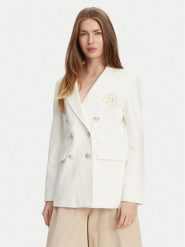 Marella Marynarka Baiocco 2513911024 Biały Slim Fit. Białe marynarki i żakiety Marella, bez wzorów, z syntetyku. Za 1,109.00 zł.