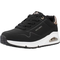 Kapcie SKECHERS UNO GEN1 Czarny. Czarne obuwie domowe Skechers, bez wzorów, z syntetyku, bez zapięcia. Za 308.99 zł.