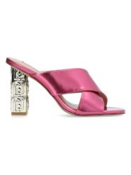 Liu Jo Klapki w kolorze różowym rozmiar: 39. Różowe klapki Liu Jo, bez wzorów, z otwartym noskiem, bez obcasa. Za 243.64 zł.