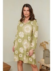 Curvy Lady Sukienka w kolorze jasnozielonym rozmiar: 40/42. Zielone sukienki Curvy Lady, bez wzorów, z wiskozy, klasyczne, bez kołnierzyka, bez ramiączek, midi. Za 92.42 zł.