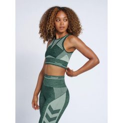 Damski biustonosz sportowy Hummel hmlluna seamless. Zielone bielizna sportowa Hummel, xs, bez wzorów. Za 178.00 zł.