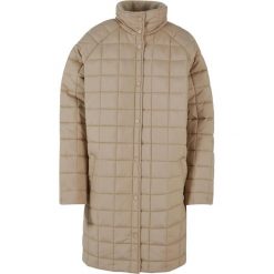 Płaszcz Pikowany Damski. Brązowe płaszcze Urban Classics, s, bez wzorów, bez kaptura. Za 275.99 zł.