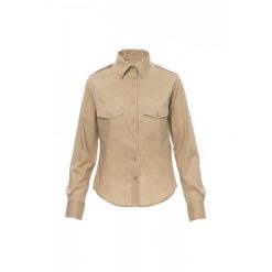 Koszula damska Payper Trophy. Brązowe koszule PAYPER WEAR, bez wzorów, eleganckie, bez kołnierzyka, bez ramiączek. Za 159.50 zł.