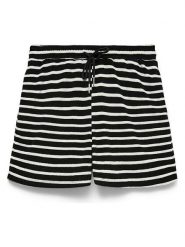 Vero Moda Szorty w kolorze czarno-białym rozmiar: L. Czarne szorty Vero Moda, bez wzorów, z podwyższonym stanem. Za 121.35 zł.
