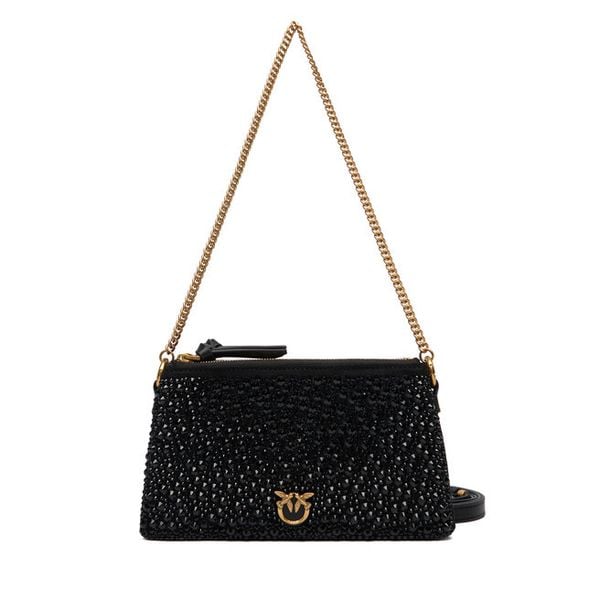 Torebka PINKO. Czarne listonoszki Pinko, bez wzorów, bez dodatków. Za 1,329.00 zł.