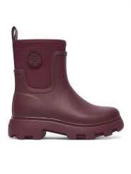 Tommy Hilfiger Kalosze Th Stamp Warm Ankle Rain Boot FW0FW09544 Bordowy. Czerwone kalosze TOMMY HILFIGER, bez wzorów, z syntetyku. Za 489.99 zł.