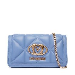 Torebka LOVE MOSCHINO. Niebieskie torebki klasyczne Love Moschino, bez wzorów, bez dodatków. Za 699.99 zł.