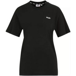 T-shirt Damski Biendorf. Czarne t-shirty Fila, l, bez wzorów, bez kołnierzyka, bez ramiączek. Za 130.99 zł.