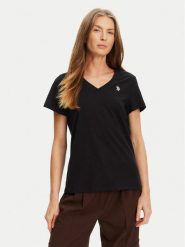 U.S. Polo Assn. T-Shirt WUP0635 Czarny Classic Fit. Czarne koszulki polo U.S. Polo Assn., s, bez wzorów, z bawełny, bez kołnierzyka, bez ramiączek. Za 129.99 zł.