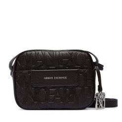Torebka Armani Exchange. Brązowe listonoszki Armani Exchange, bez wzorów, bez dodatków. Za 479.99 zł.