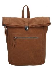 Beagles Skórzany plecak "Cambrils" w kolorze jasnobrązowym - 22 x 31,5 x 11 cm rozmiar: onesize. Brązowe plecaki Beagles, bez wzorów, z materiału. Za 86.99 zł.