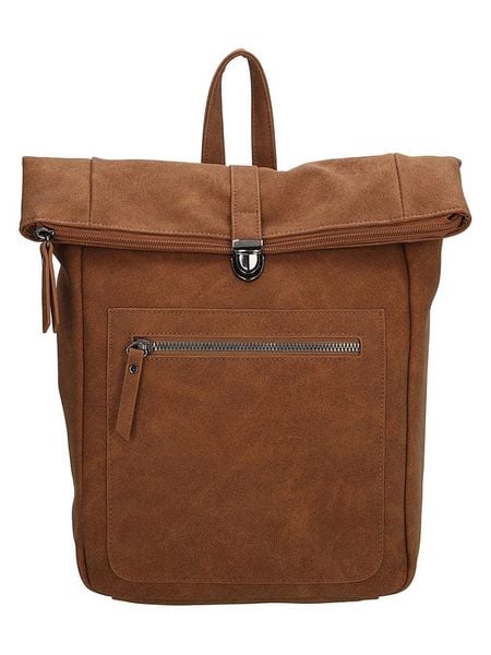 Beagles Skórzany plecak "Cambrils" w kolorze jasnobrązowym - 22 x 31,5 x 11 cm rozmiar: onesize. Brązowe plecaki Beagles, bez wzorów, z materiału. Za 86.99 zł.