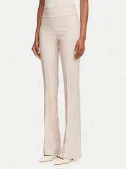 Rinascimento Spodnie materiałowe CFC0130140003 Beżowy Flare Fit. Brązowe spodnie materiałowe Rinascimento, xs, bez wzorów, z materiału. Za 464.99 zł.