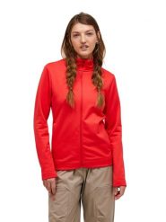 Bluza Peak Performance damska Rider Tech Zip Jacket czerwona - M. Czerwone bluzy Peak Performance, m, bez wzorów, z elastanu, z kapturem. Za 569.00 zł.