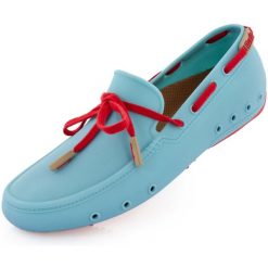 Mocks sandały wodne unisex roz. 38 — lekkie, gumowe. Czerwone sandały SUMMER FUN, bez wzorów, z gumy, bez obcasa, bez zapięcia. Za 138.99 zł.