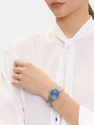 U.S. Polo Assn. Zestaw zegarek i bransoletka Faith USP6392TW Srebrny. Szare, analogowe zegarki U.S. Polo Assn., srebrne. Za 539.99 zł.